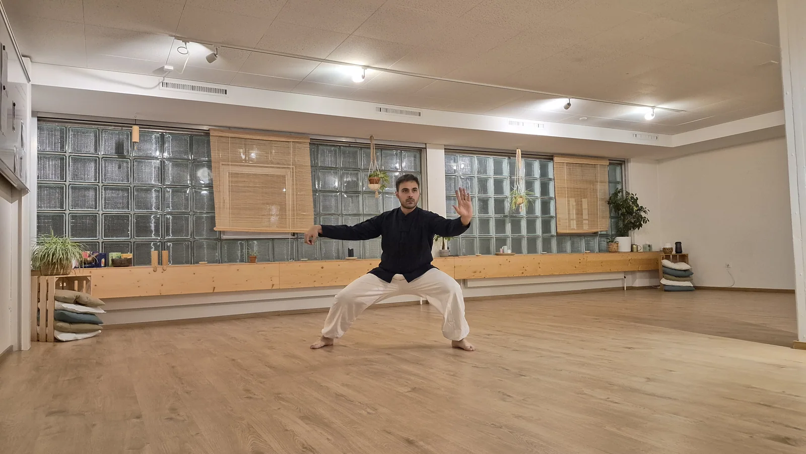 Pratique individuelle dans la salle de La Verrière